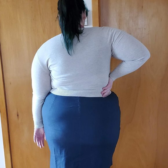 Cream Beige Long sleeved light cardigan - Picture 3 of 4